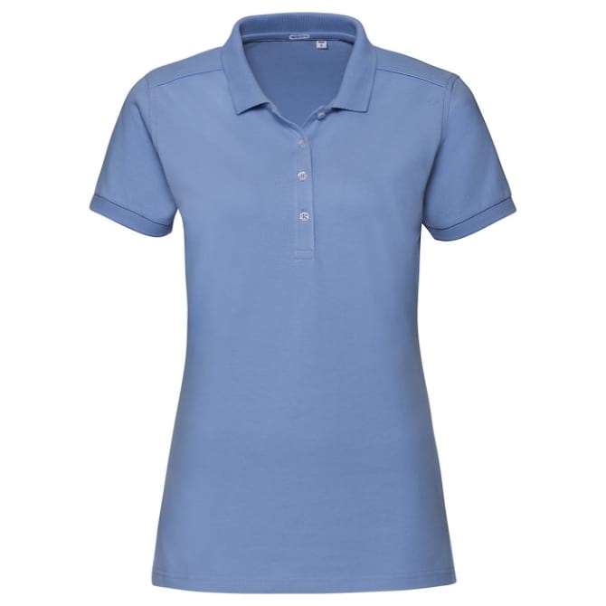 POLO-DONNA-STRETCH-Blu sky